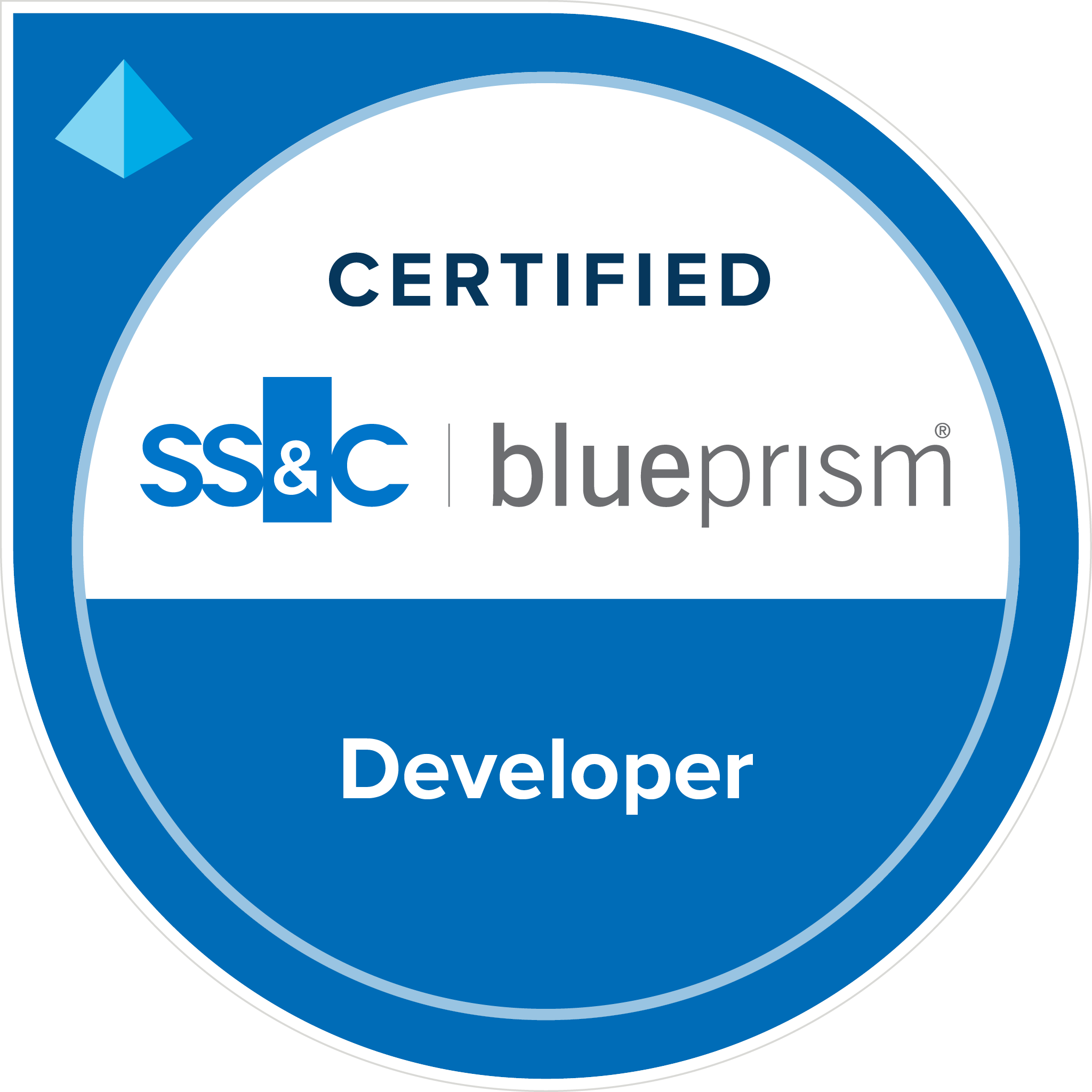 Blue Prism Developer badge