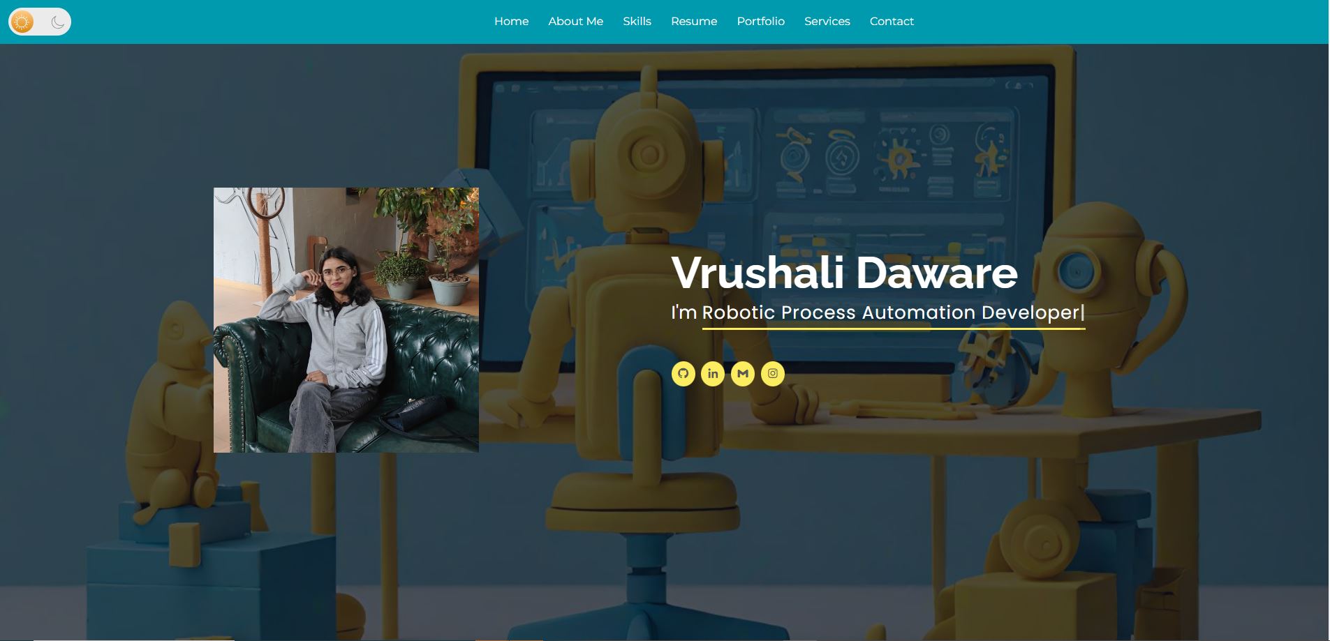 Portfolio Website Screenshot